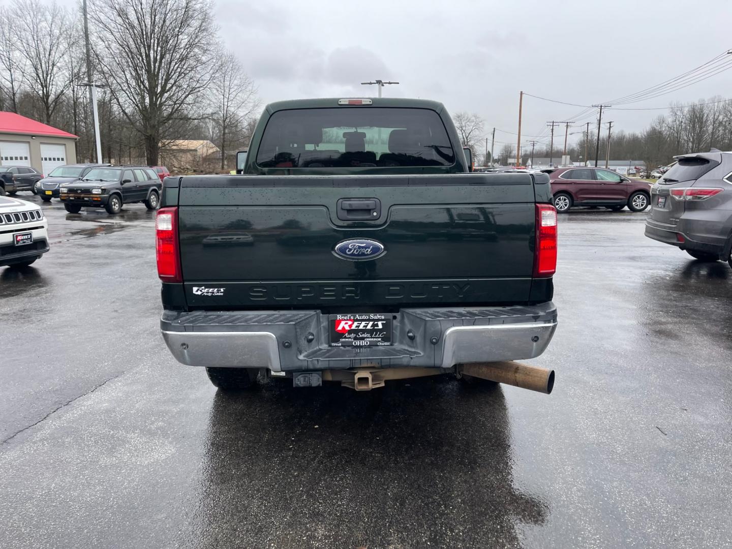 2015 Green /Gray Ford F-250 SD XLT SuperCab Long Bed 4WD (1FT7X2BT6FE) with an 6.7L V8 OHV 16V DIESEL engine, 6-Speed Automatic transmission, located at 547 E. Main St., Orwell, OH, 44076, (440) 437-5893, 41.535435, -80.847855 - Photo#10